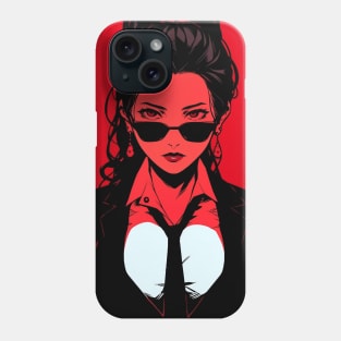 Beautiful lady hitman anime Phone Case