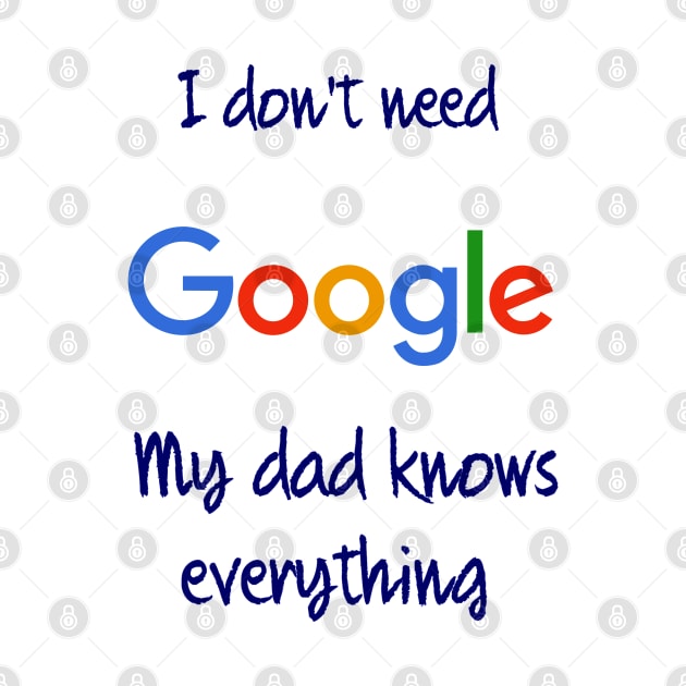 I don't need Google my dad knows everything by osaya