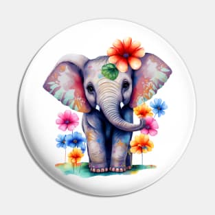 baby elephant Pin