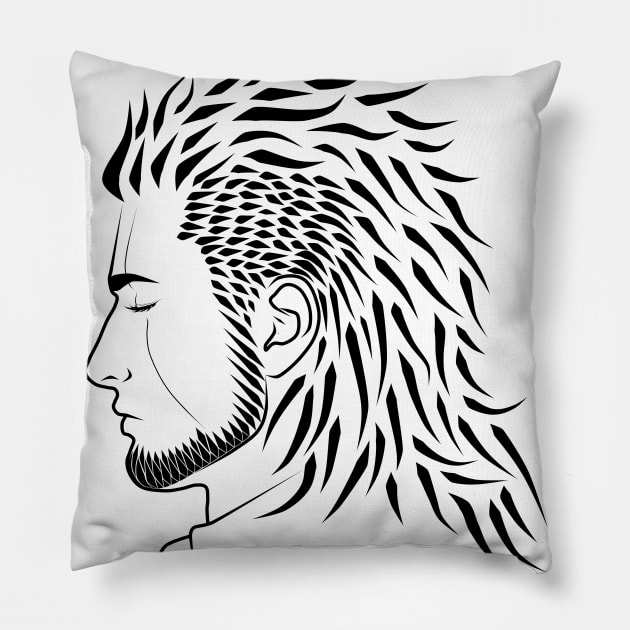 Gladiolus Amicitia - Light Pillow by Anrui