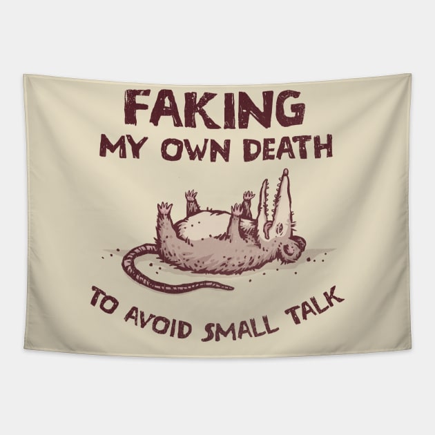 Faking My Own Death Tapestry by kg07_shirts