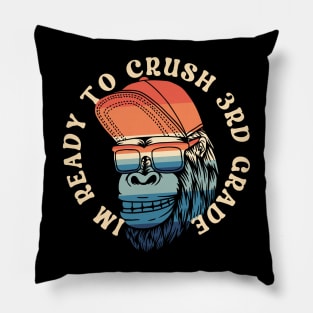 I'm Ready To Crush 3nd grade Back To School Pillow