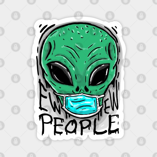 EW, People Alien Magnet by RCM Graphix