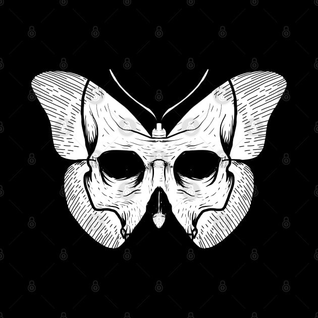 Skull Butterfly by DeathAnarchy