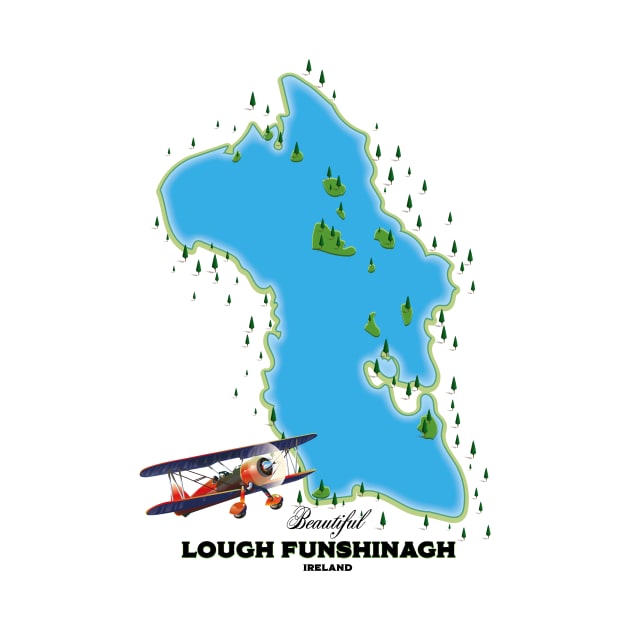 Lough Funshinagh Ireland map by nickemporium1