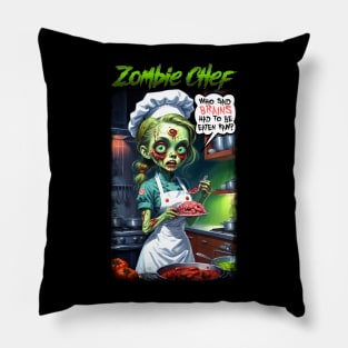 Zombie Chef Pillow