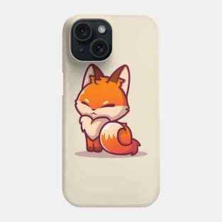 Cute Fox Sitting Phone Case