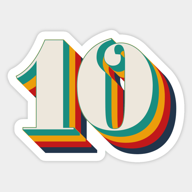 Number 10 - Number 10 - Sticker