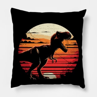 Dinosaur T-Rex Retro Novelty Men Kids Women Funny Dinosaur Pillow
