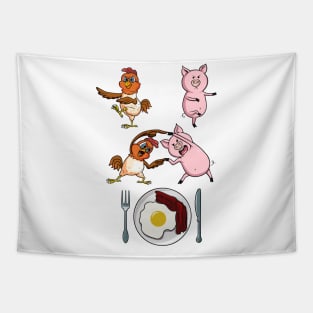 Bacon & Eggs Fusion Tapestry