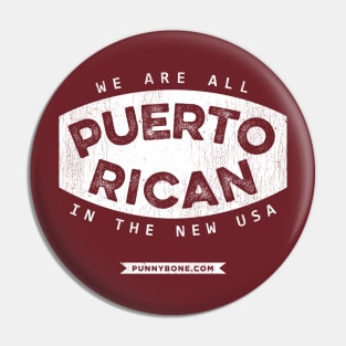 We Stand with Puerto Rico Pin