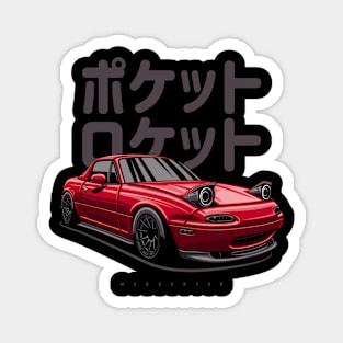 Red Miata Magnet