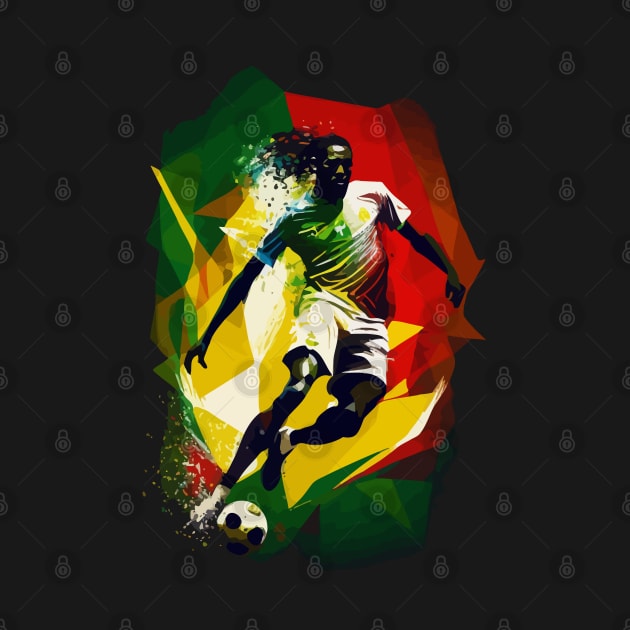 Ghana Soccer Quality Art Design by AlNoah