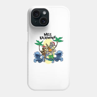 Mele Kalikimaka Haka Dance Maori Christmas Hawaii Xmas Gift Phone Case