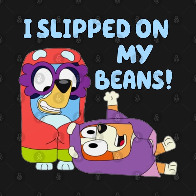 Slipped on my beans by Quikerart