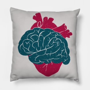 Reason and emotion Pillow