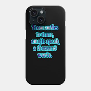 Emotional Icons: Speaking a Thousand Words Phone Case