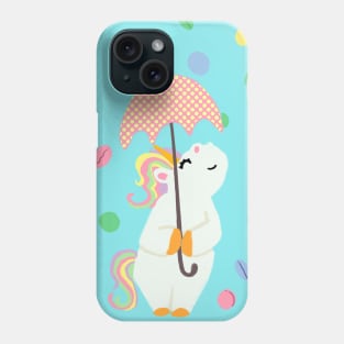 Unicorn and Macarons Phone Case