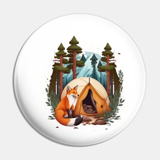 fox at night Pin