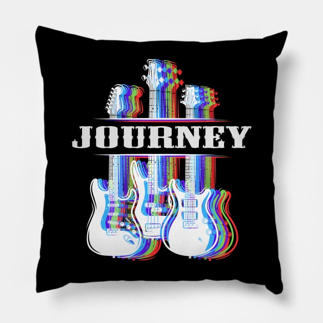 JOURNEY BAND Pillow by dannyook