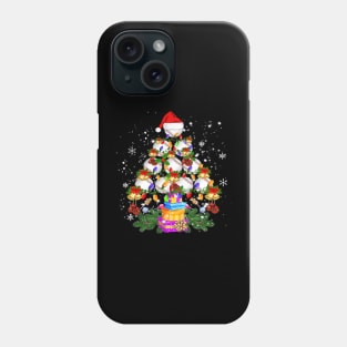 Baseball Christmas Tree Lights Xmas For Christmas Baseball Phone Case