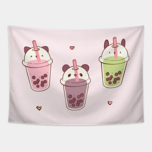 Kawaii Boba Tea Tapestry