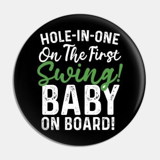 pregnancy reveal announcement golf saying Pin