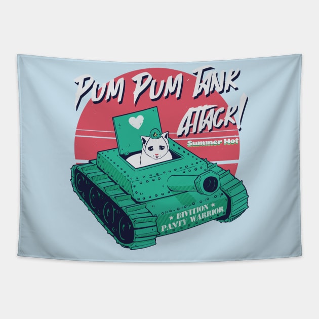 Pum Pum Tank Tapestry by MeFO