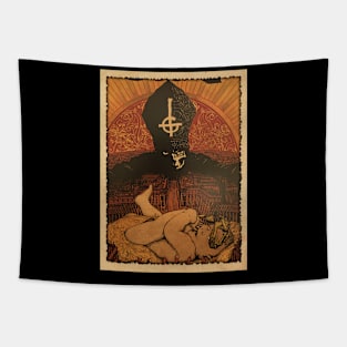 Ceremony and Devotion Ghosts Band-Inspired Fashion for the True Believers Tapestry