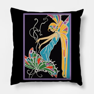 Butterfly girl 1 Pillow