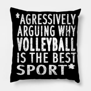 Volleyball team saying team plank sport Pillow