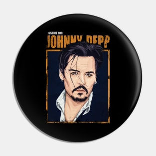 Justice for Johnny Depp Poster Pin