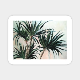 Dracaena tropical plant palm Magnet