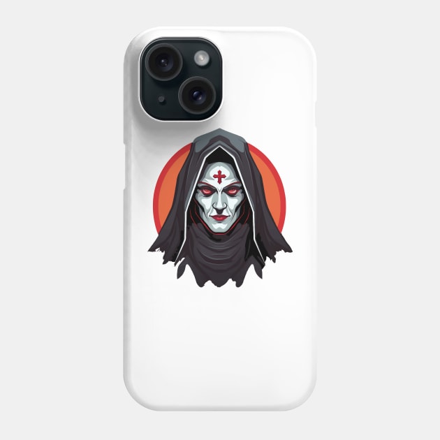 Nun - Halloween Phone Case by Surton Design