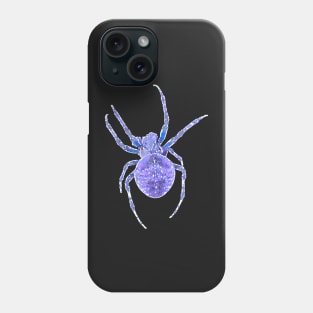 Blue Spider Orb-Weaver Watercolor Style Phone Case