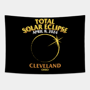 Total Solar Eclipse 2024 - Cleveland, Ohio Tapestry