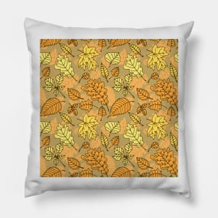 Autumn leaves Pillow