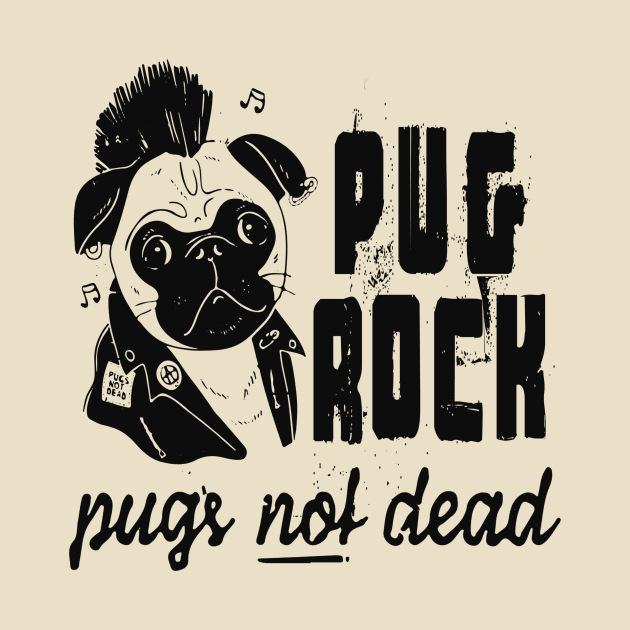 Pug Rock by IvaNova78