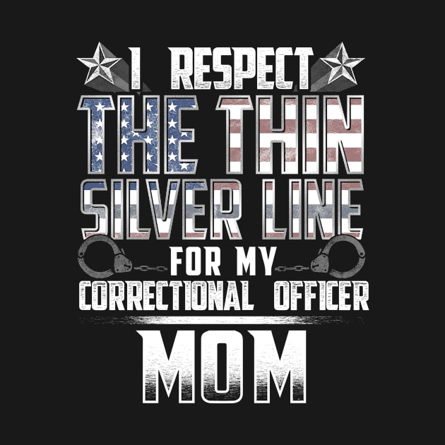 Correctional Office Mom Thin Silver Line by wheedesign