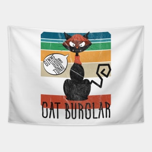 Cat Burglar • Gimme Your Tuna * Vintage design Tapestry