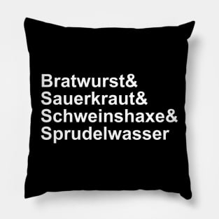 German Food Pillow