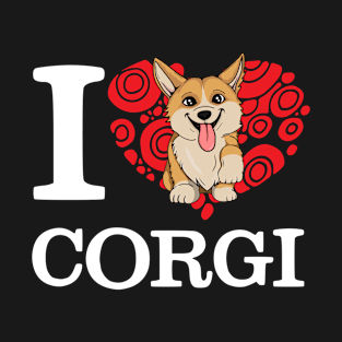 I Love Corgi T-shirt T-Shirt