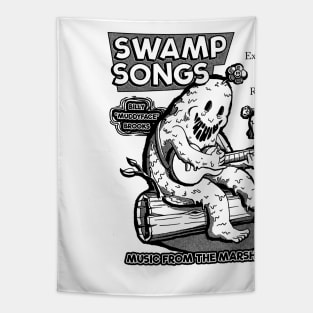 Swamp Songs - White/Black Tapestry