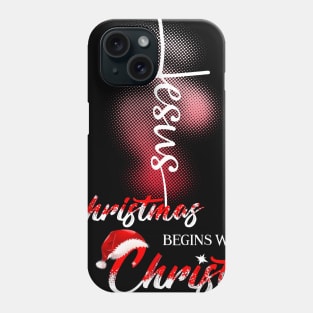 Jesus Christmas Being With Christ Costume Gift Phone Case