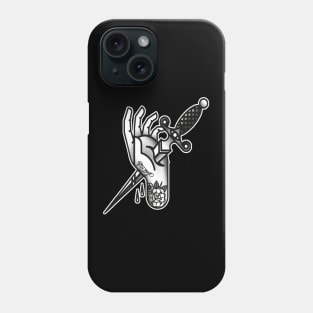 Hand and Dagger Tattoo Phone Case