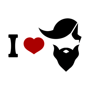 I love beard sign T-Shirt