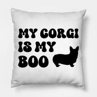 Corgi Halloween Pillow