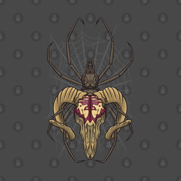 Spider Skull by ArtisticDyslexia