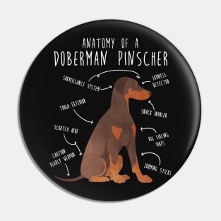 Doberman Anatomy Pin