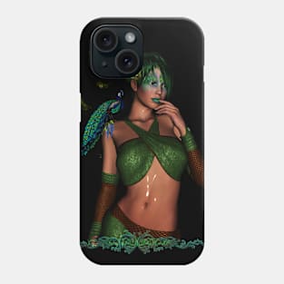 Wonderful fairy with peacocks Phone Case